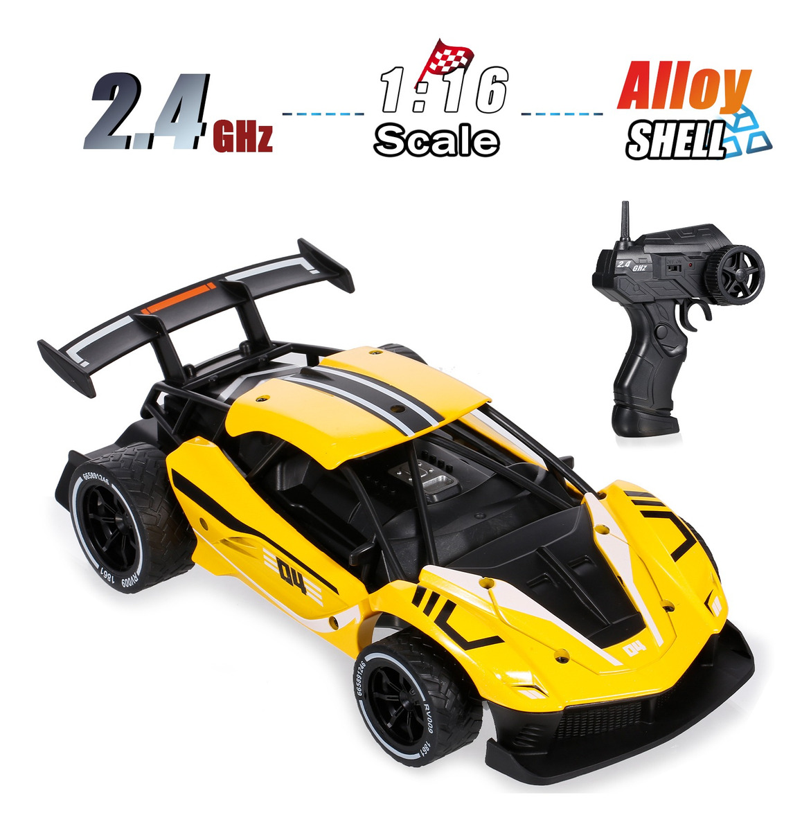 8004 Rc Carro 1/16 Rc Drift Carro 2.4ghz Liga Alta Velocidad - Imagem 2