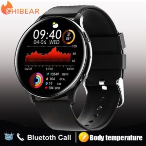 Smartwatch Bluetooth Call Monitoramento De Temperatura Corpo
