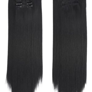 Peruca Real Como O Grampo Longo Do Cabelo De Remy Em Extensõ
