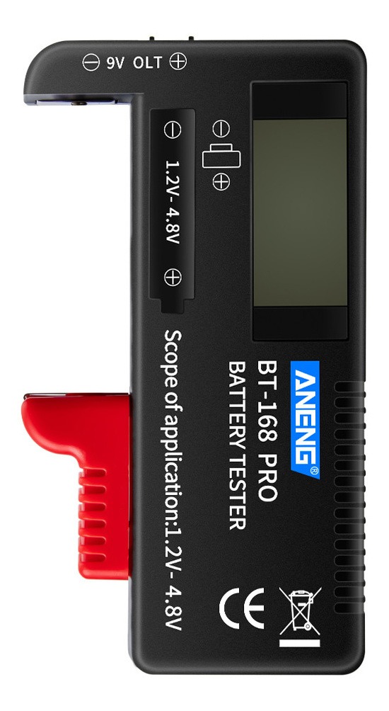 Aneng Bt-168 Pro Testador De Bateria Digital-display Tipo Te - Imagem 2