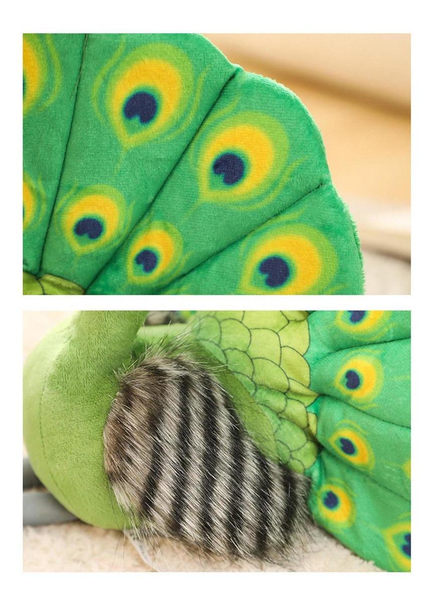 Simulação Suave Boneca Animal Pelúcia Pp Algodão Pavão - Imagem 18