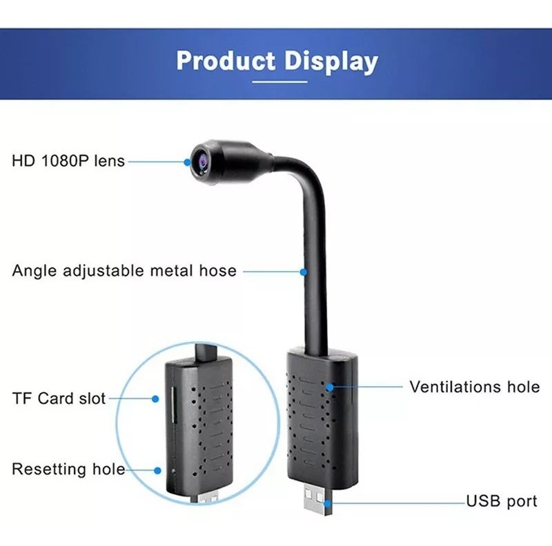 Mini Camera Infravermelho Visão Noturna Wifi Hd 1080p Ylt055 - Imagem 3