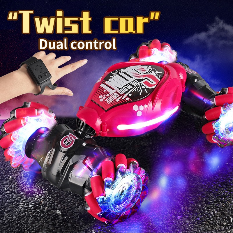 Veículo Elétrico Rc De Duplo Controle Com Roda De Acrobacias - Imagem 21