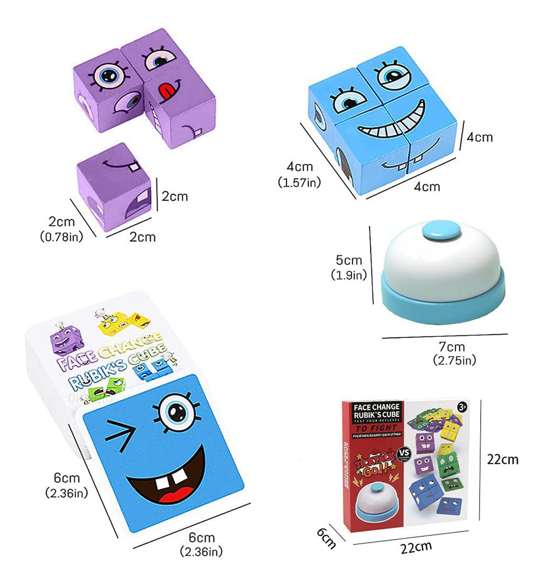 Bell Expression Building Blocks E Brinquedos Infantis - Imagem 2
