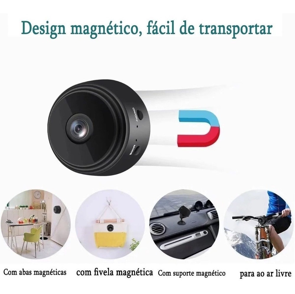Monitoramento De Câmera De Mini Câmera Por Telefone Celular - Imagem 6