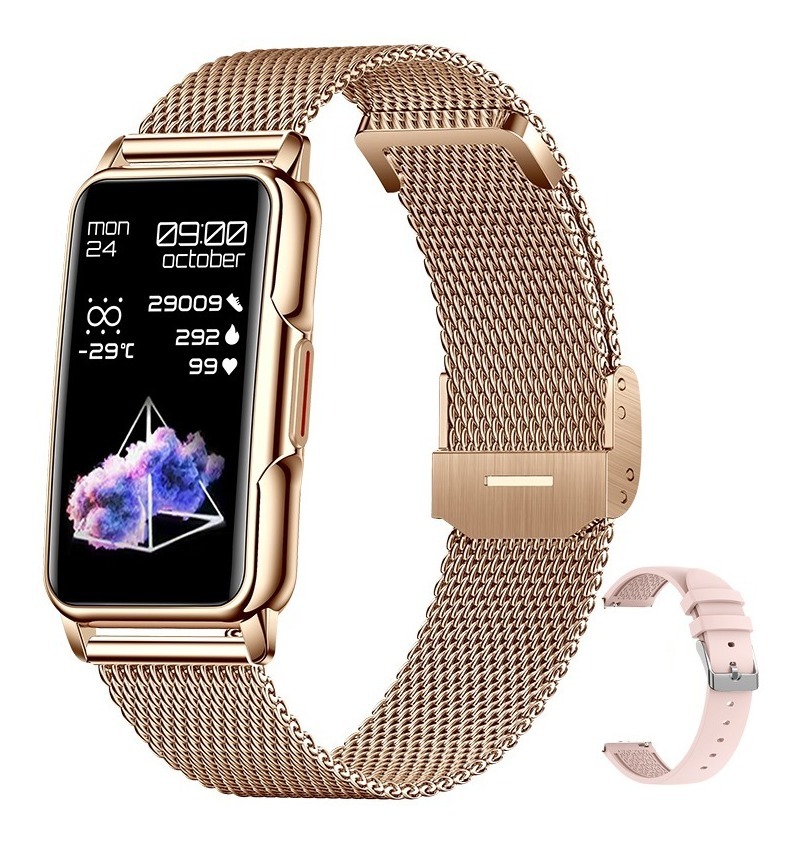 Relógio Feminino Smartwatch Com Pulseira Inteligente Bluetoo