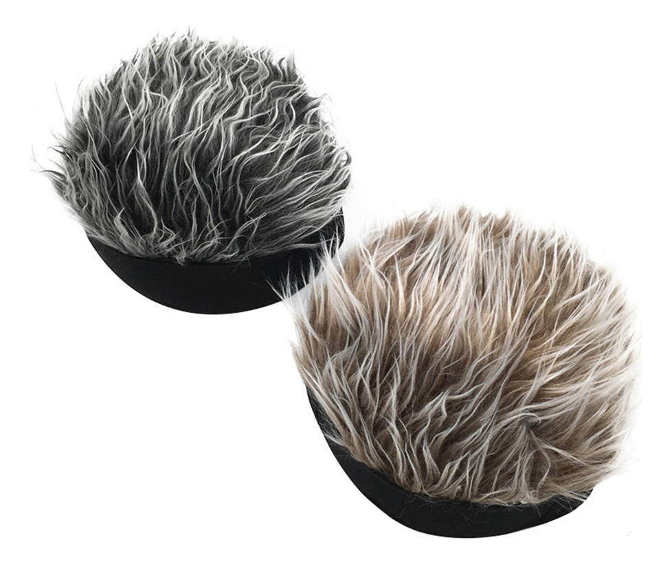 Orfi Men Retro Peruca Curta Faixa De Cabelo Cosplay Chapéu D - Imagem 3