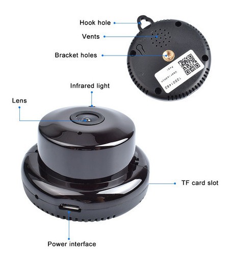 Câmera Ip Mini Baby Camera Wifi Hd 1080p Visão Noturna - Imagem 6