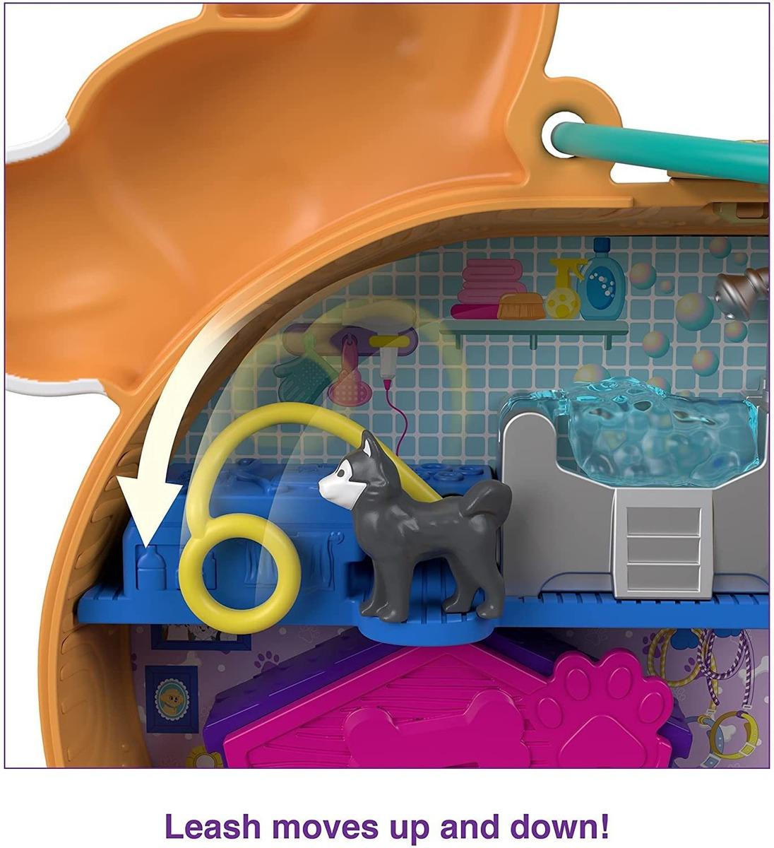 Polly Pocket Corgi Abraços Compactos Com Hotel Para Animais - Imagem 8