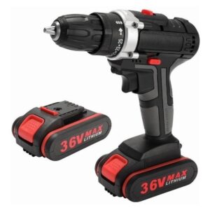 Parafusadeira Bateria Kit Furadeira Parafusa 36v2 Baterias