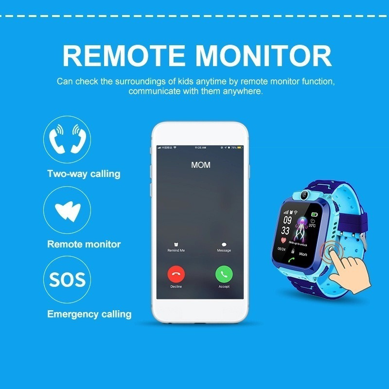 Smartwatch Para Crianças À Prova D'água De Posicionamento De - Imagem 5