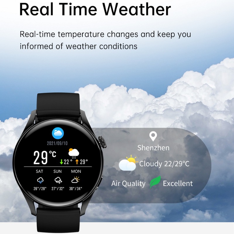 Temperatura Corporal Do Smartwatch Esportivo Lemfo - Imagem 8