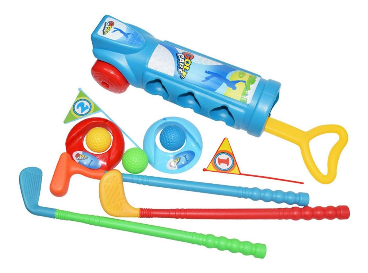 Conjunto De Tacos De Golfe Infantil Brinquedo Educativo - Imagem 6