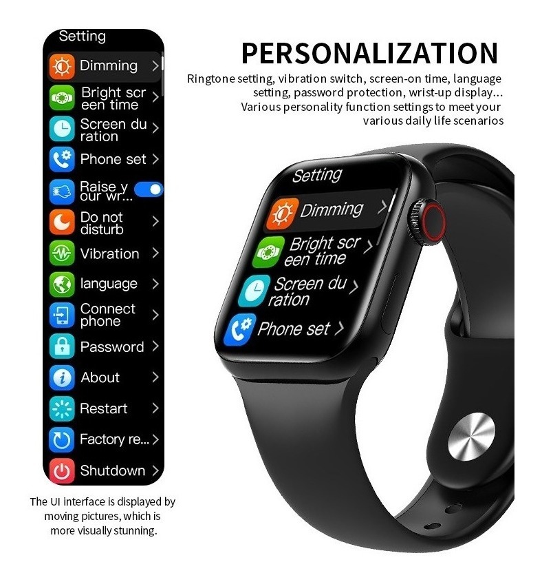 Smart Watch Hw12 1,57 'bluetooth Monitor De Música Sem Fio - Imagem 8