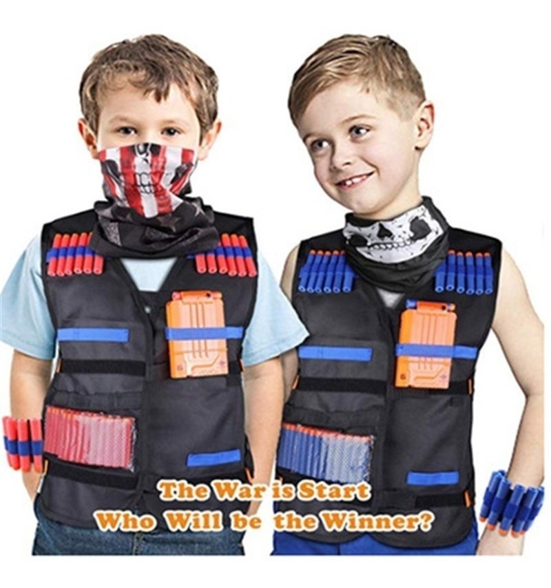 2 Conjuntos De Coletes Táticos Infantis Para Armas Nerf - Imagem 3