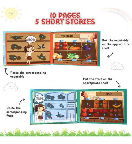 Livro Interativo Montessori,livro Silencioso Para Crianças - Imagem 2