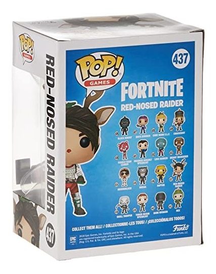 Boneco Colecionável Funko Pop Games Fortnite Rednosed Raider - Imagem 6