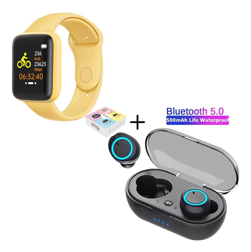Relógio Digital Smartwatch Y68s+fone De Ouvido Bluetooth Y50 - Imagem 15