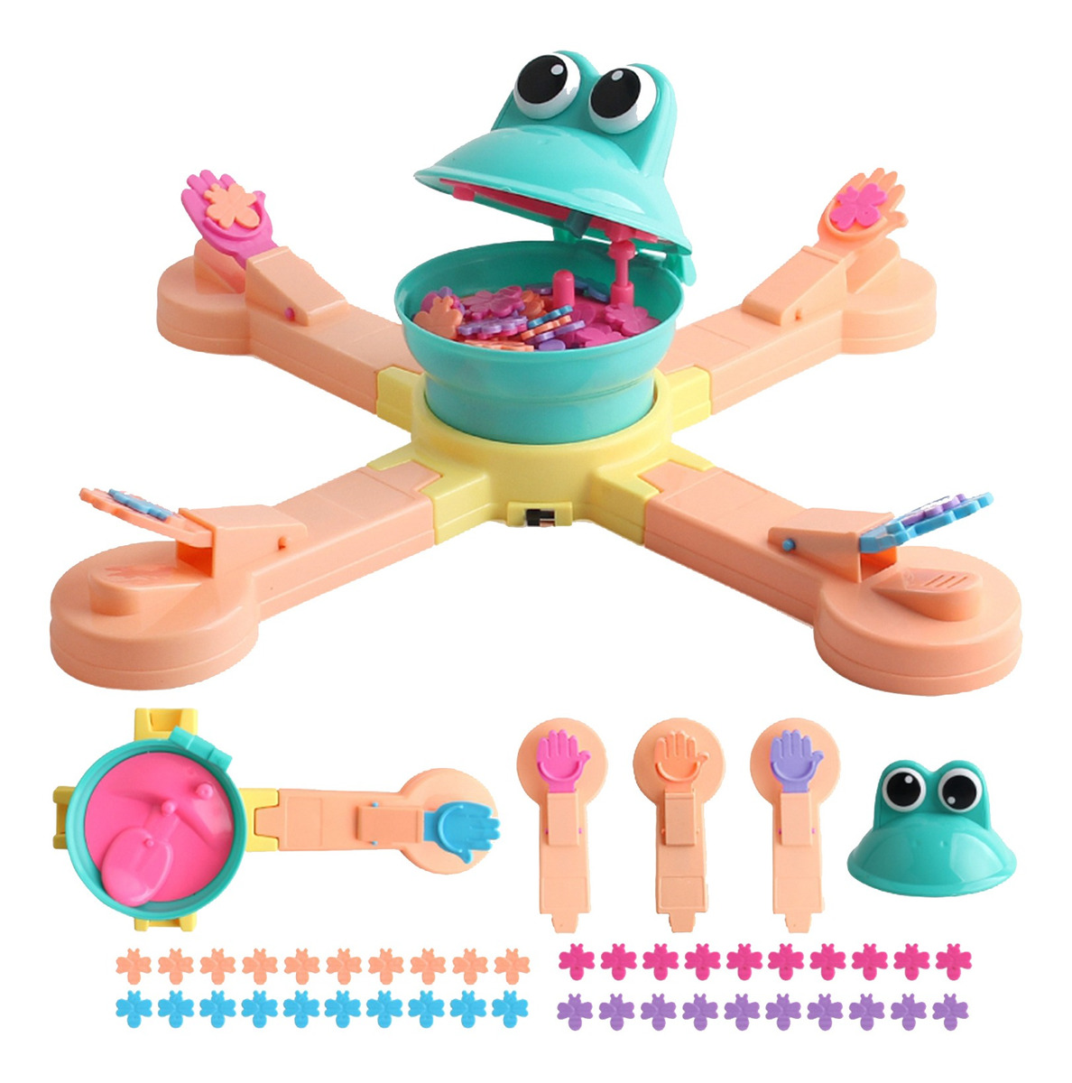 Plástico Mr. Mouth Feed The Frog Jogo Para Crianças - Imagem 4