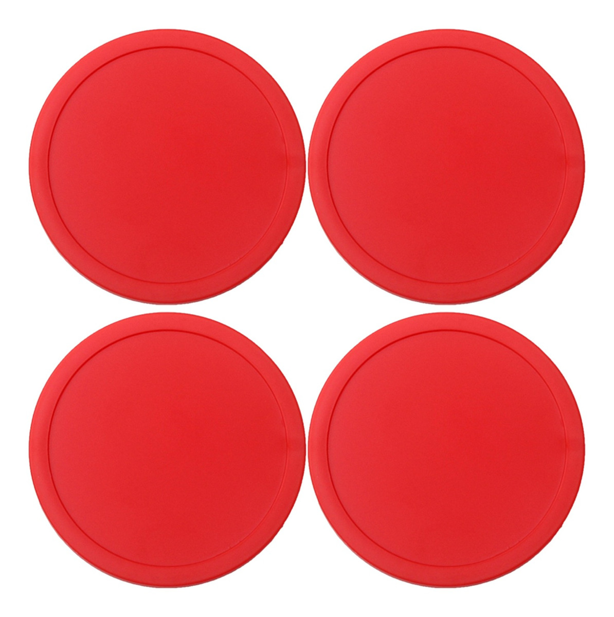 Equipamentos Para Mesas De Air Hockey Pás De Air Vermelho - Imagem 5