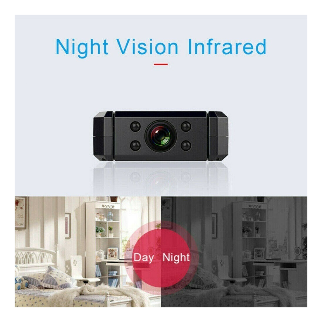 Câmera Espiã Oculta Ip Inalámbrica 4k Hd Mini Wifi Câmera De - Imagem 5