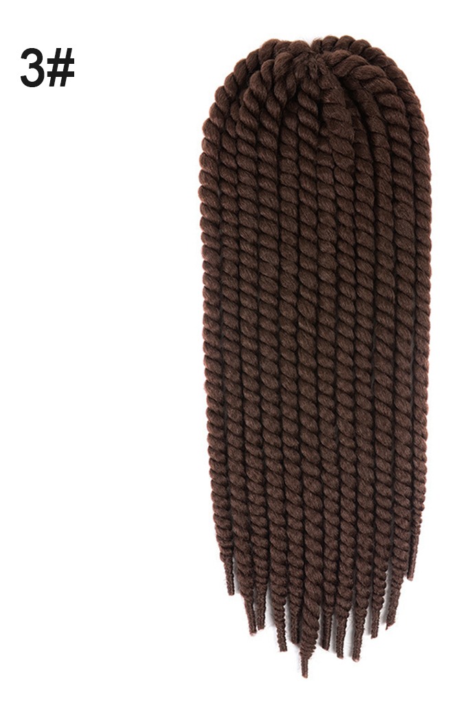 22 Polegadas Primavera Twist Dreadlock Peruca Africano Peruc