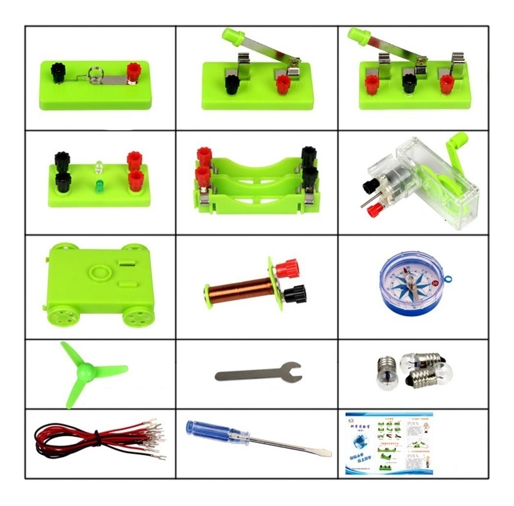 Circuito Básico Eletricidade Magnetismo Brinquedo Infantil E - Imagem 10