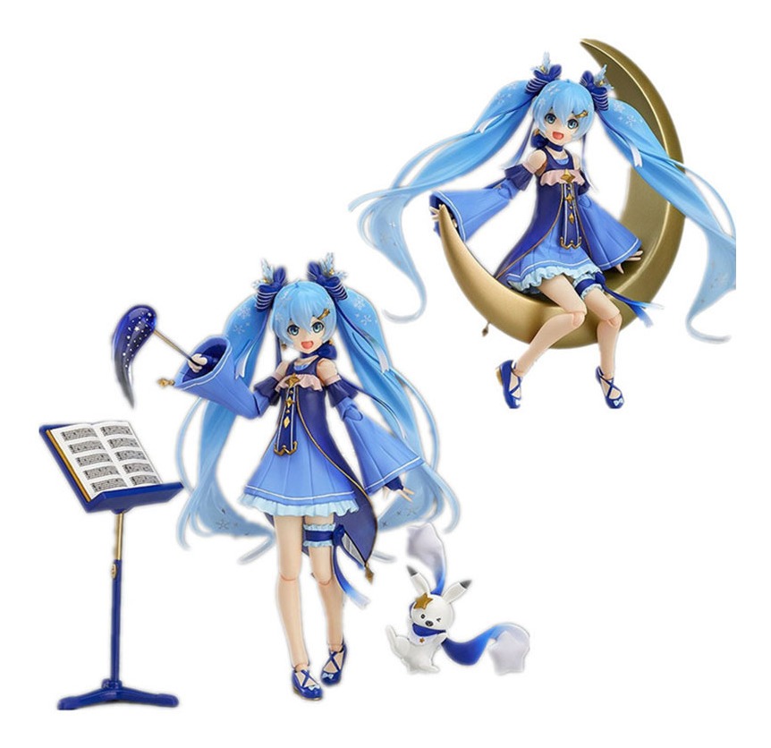 Boneca De Ação Hatsune Miku Presente Brinquedo Infantil