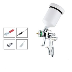 Pistola Pintura Profissional Automotiva 600ml 1.3mm Prata