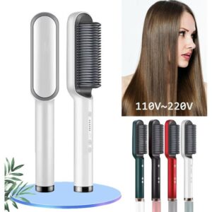 Portátil Escova Alisadora De Cabelo Taiff Eletrica Bivolt
