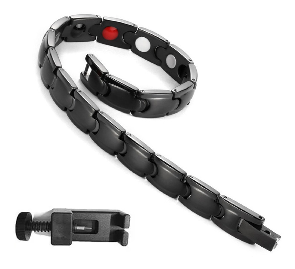 Pulseira Magnética De Terapia Ultra Força De Poder De Titâni - Imagem 9