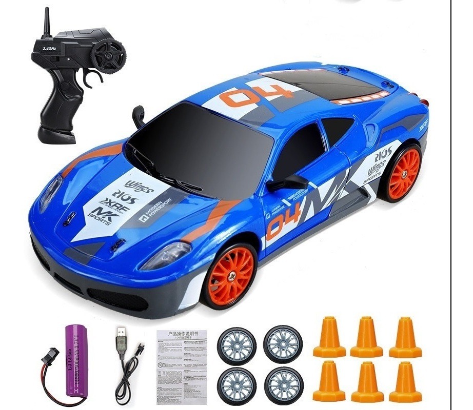 2.4g Drift Rc Car 4wd Rc Drift Control Toy Car - Imagem 5