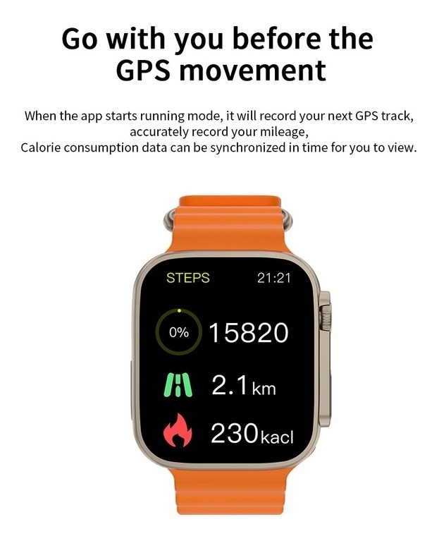 Smartwatch S8 Ultra Max Série 8 Bluetooth Call Nfc - Imagem 5