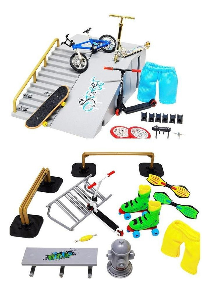Dedo Engraçado Skate Bicicleta Infantil Brinquedos