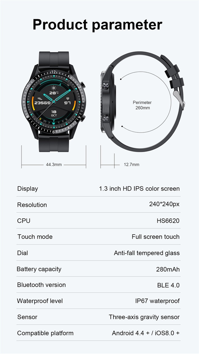 Para Xiaomi iPhone Smartwatch Homens Mulheres Pulseira À Pro - Imagem 5