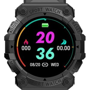 Smartwatch Esportivo Profissional Preto Fd68s Usb D