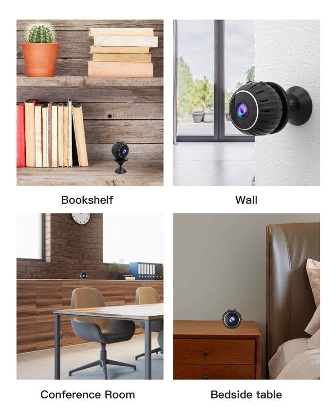 Mini Câmera Espiã Wifi Ip Gravador Modelo X10 - Imagem 4