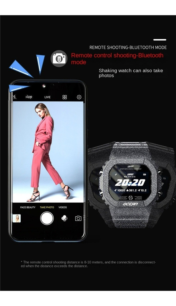 Lokmat Ocean Novo Smartwatch Ip68 Impermeável - Imagem 9