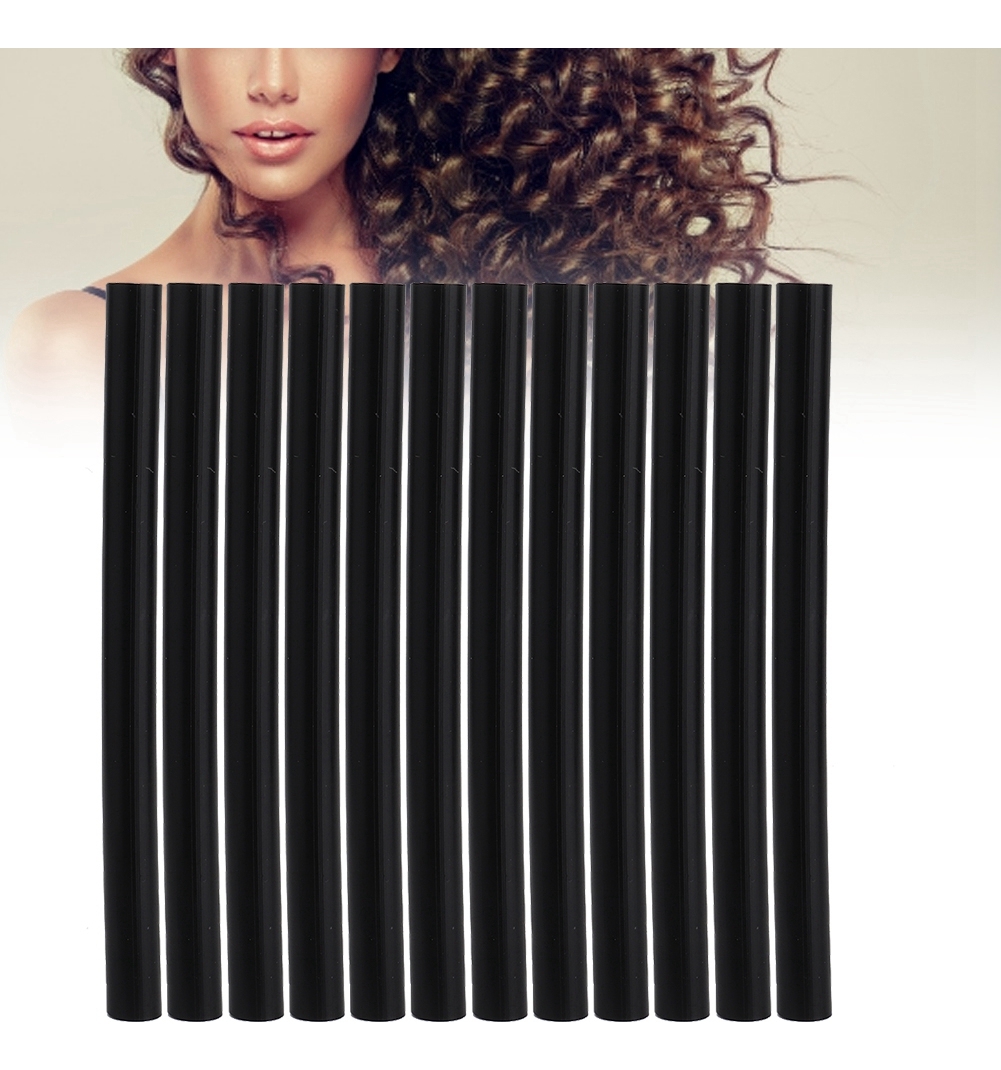 12pcs Profissional Peruca Extensão Do Cabelo Cola Quente Do