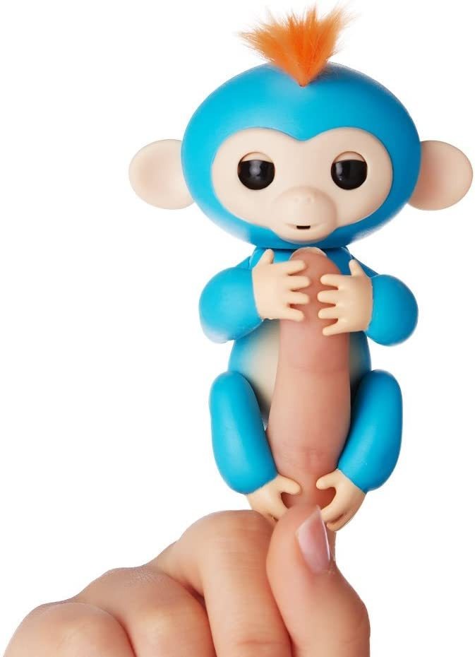 Macaco Bebê Interativo Fingerlings Boris Blue - Imagem 2