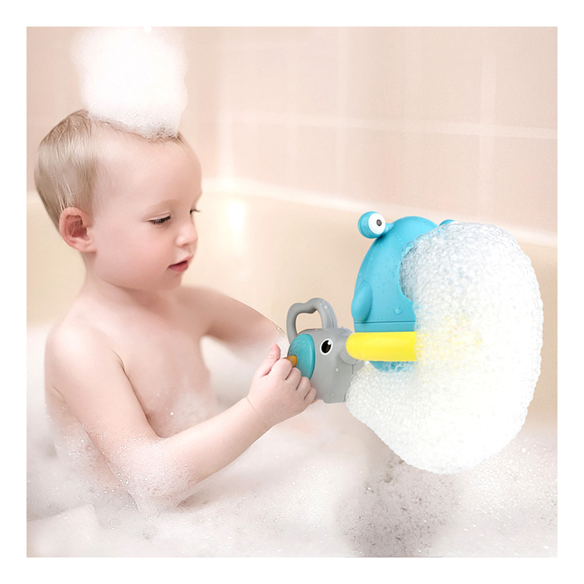 V Bubble Machine Baby Bath Toy Creative Bubble Maker Wi Qx1v - Imagem 8