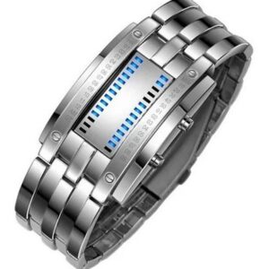 Relógio Digital Led Binário Matriz Masculina