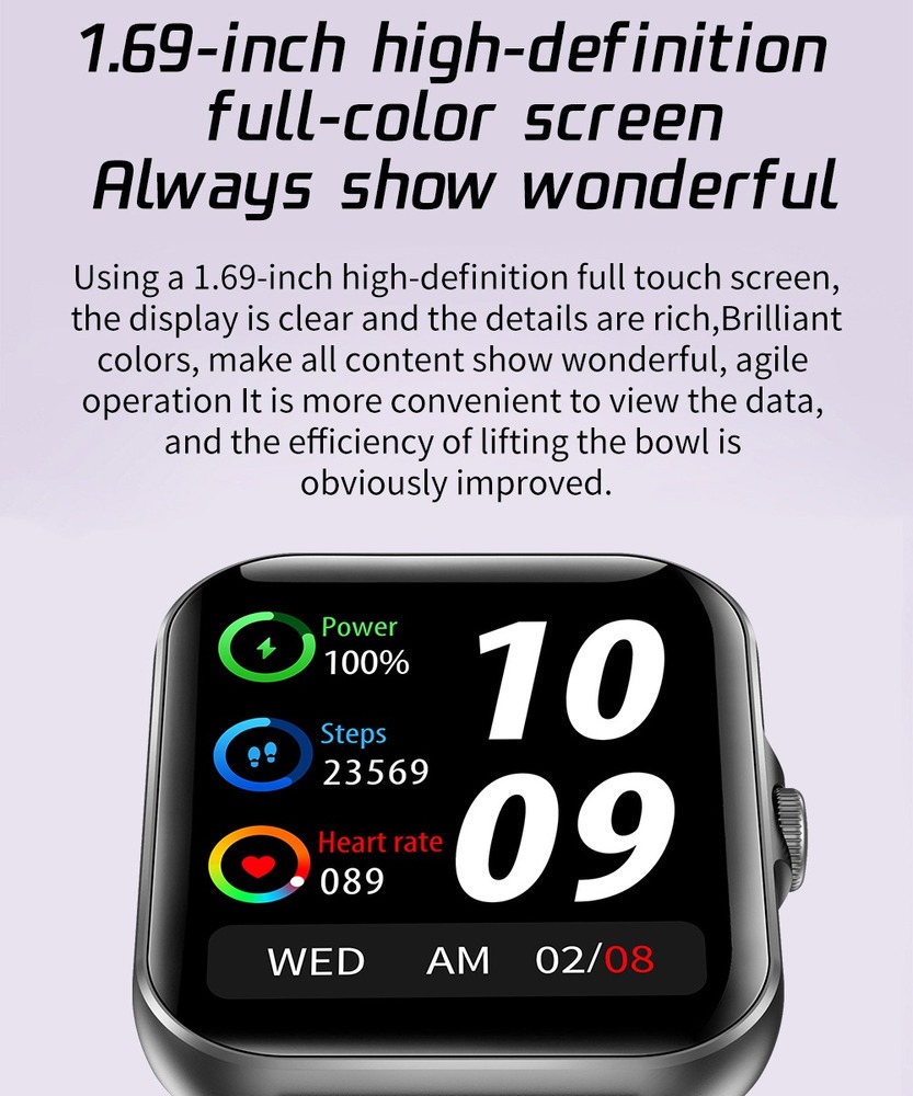 Smartwatch L21-1 Chamada Bluetooth - Imagem 2