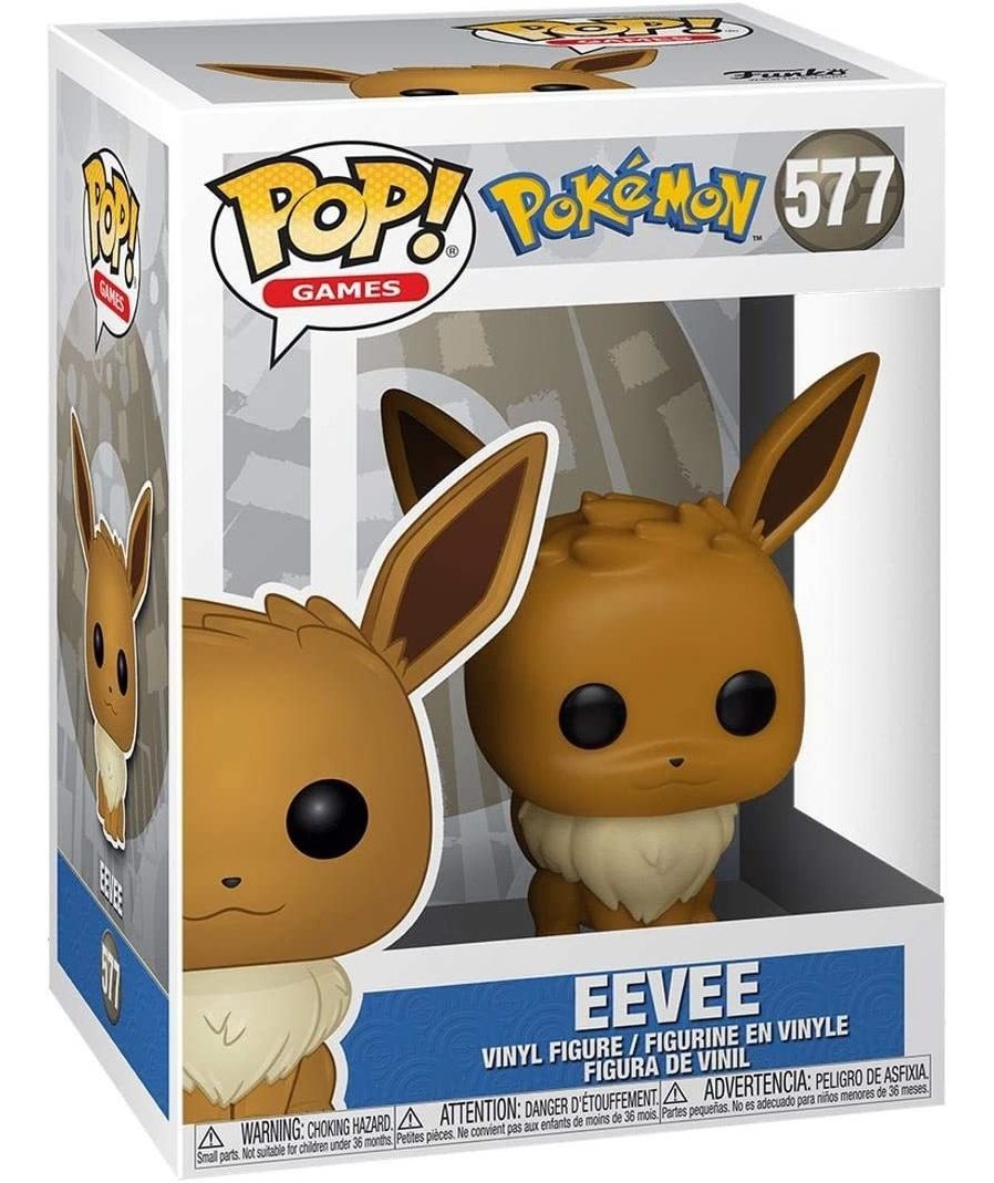 Funko Pop! Jogos: Pokémon - Eevee Multicolor, 3,75 Polegadas - Imagem 3