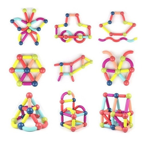 20pcs Big Size Magnetic Stick Building Blocks Ímãs Para Cria - Imagem 6