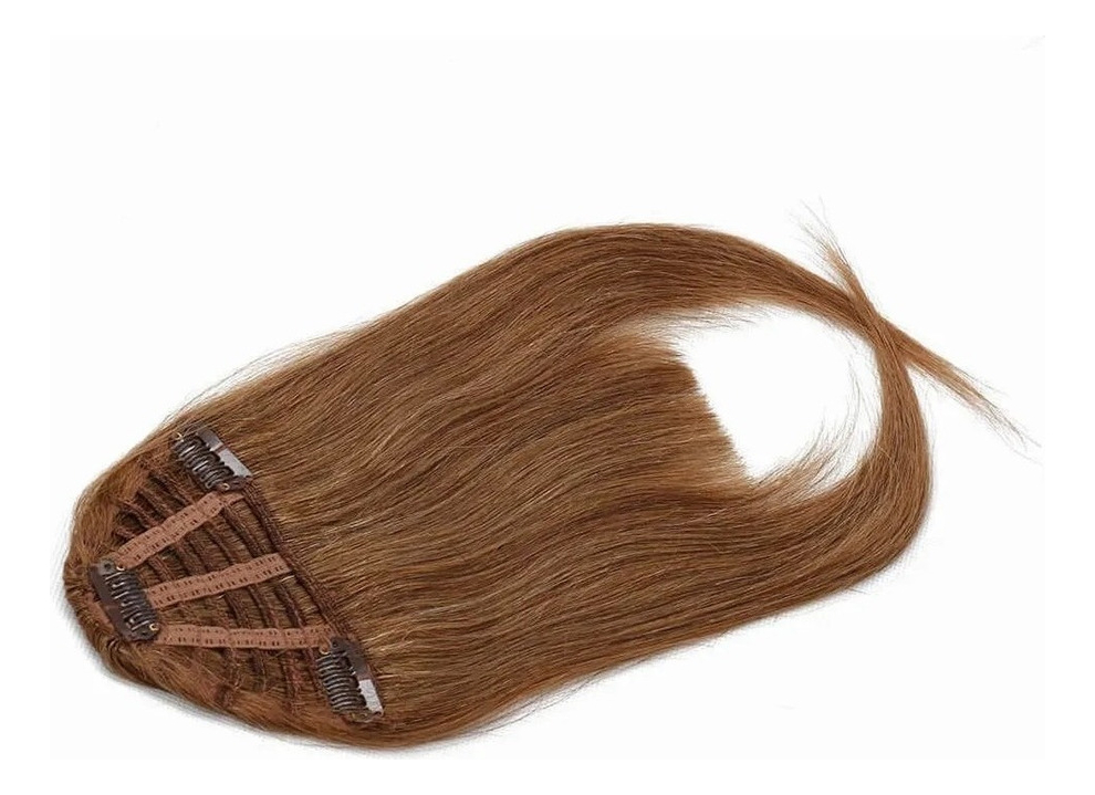 Aplique Tic Tac Franja 100% Cabelo Humano Virgem Liso 2unds - Imagem 32