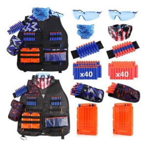 2 Jogos De Colete Tático Infantil Para Nerf Gun