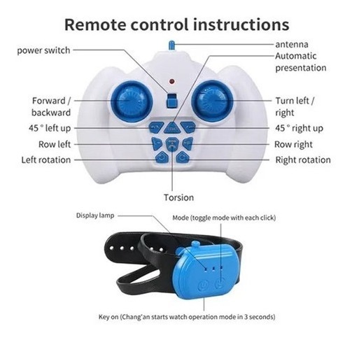 Controle Remoto Automático Que Faz Acrobacias Com Sensor G - Imagem 4