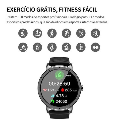 Relógio Inteligente Wearfit Pro Hw21 Personalizado - Imagem 5
