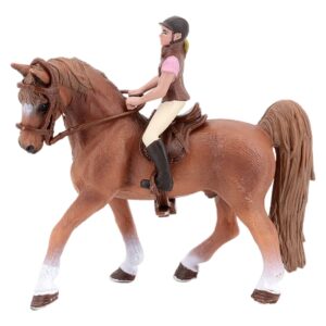 Figura De Animal De Plástico Sólido, Cavalo De Brinquedo
